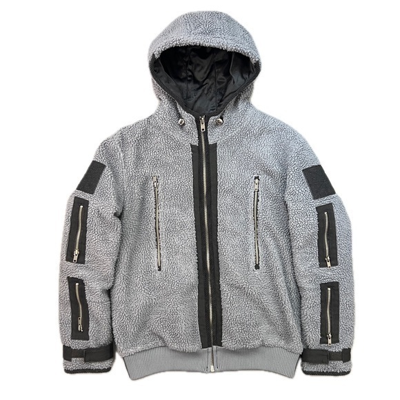 Japanese Zip Up Cargo Hoodie - Picture 1 of 10
